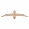 Ekena Millwork Bellingham Smooth Timber Gable Bracket, Douglas Fir, 60"W x 15"H x 3 1/2"D x 5 1/2"F, 6/12 Pitch GBW060X15X0406BEL00SDF - alternate 1